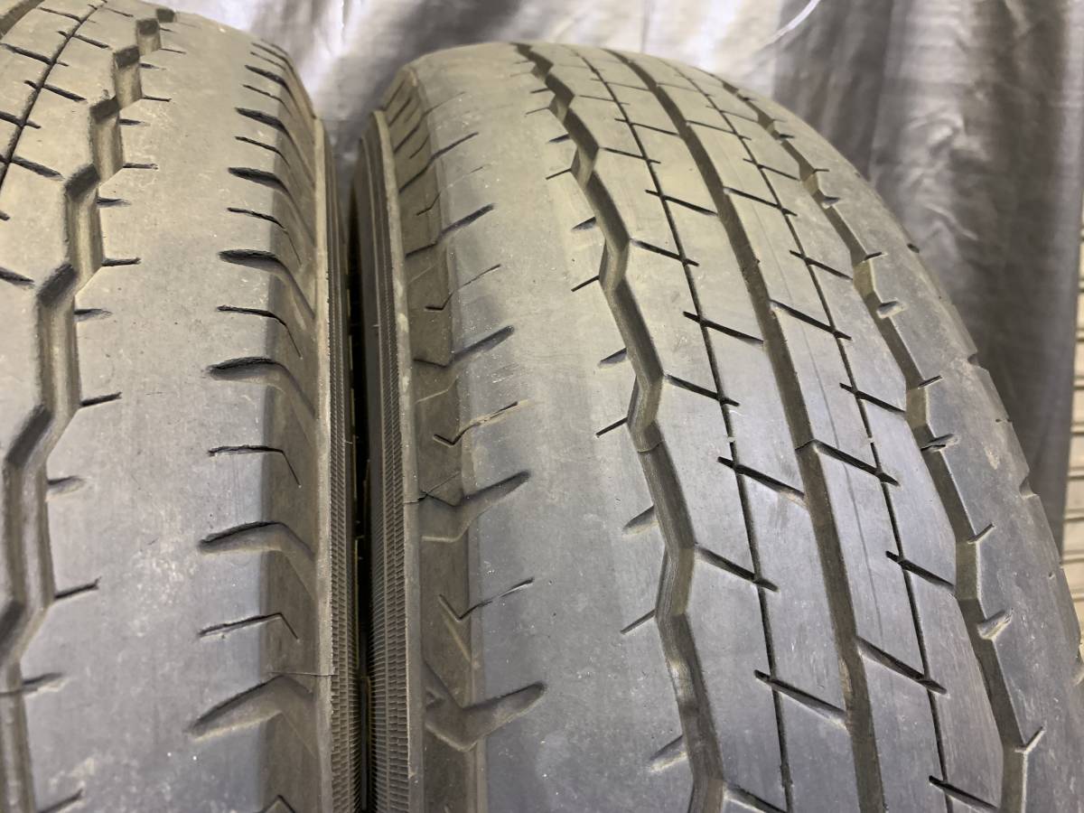 バリ溝 195/80-15 195/80R15 107/105L 4本セット 中古タイヤ 