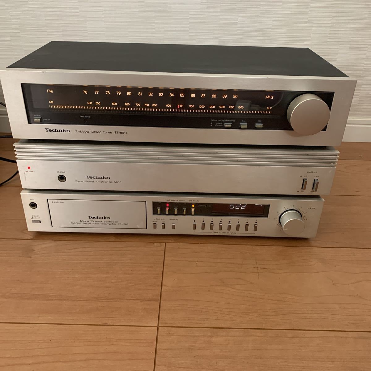 ST-8011 Technics Tuner Stereo Vintage | eBay TECHNICS Silver Model Technics&frasl;Panasonic - Receiver Face AM&frasl;FM *Original*