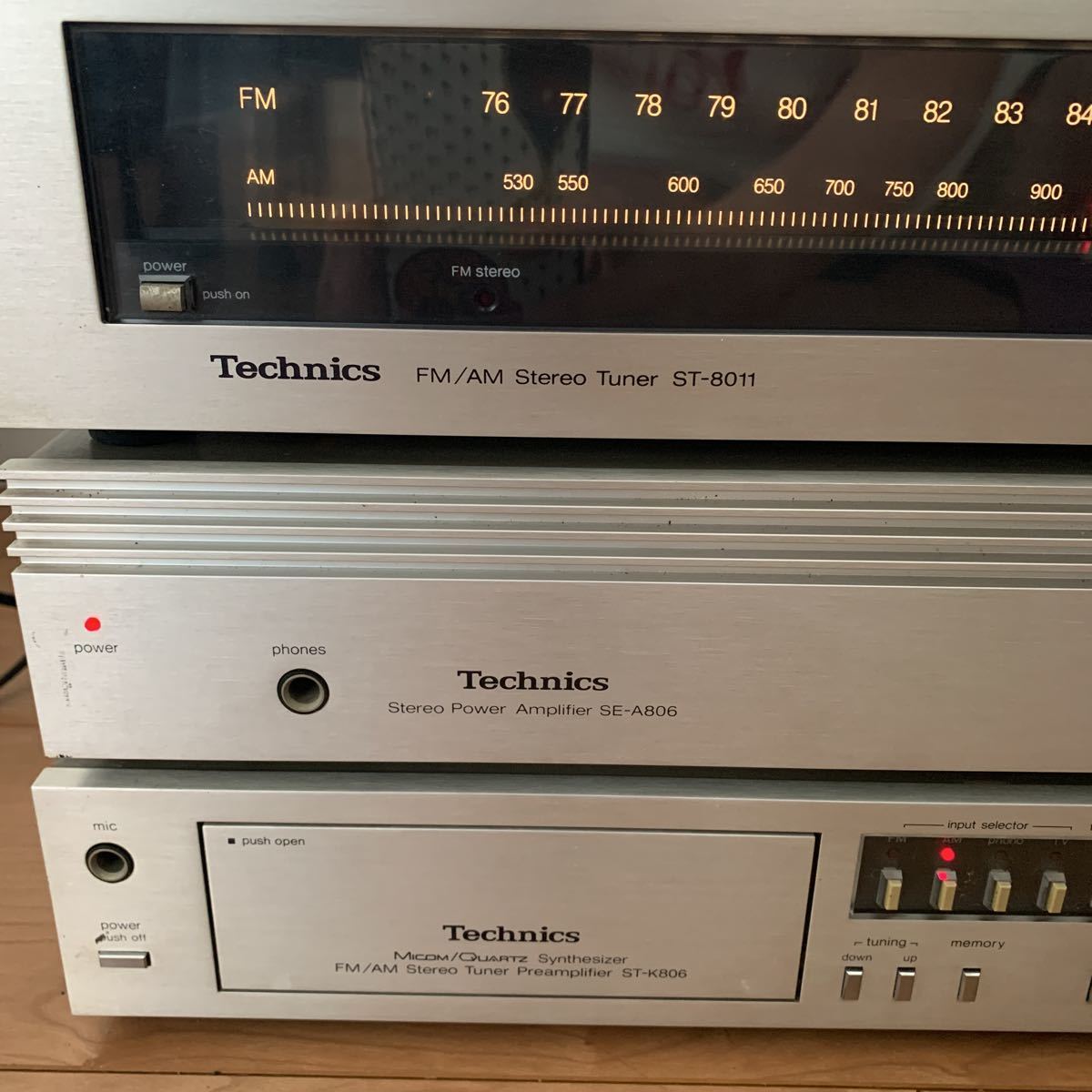 ST-8011 Technics Tuner Stereo Vintage | eBay TECHNICS Silver Model Technics&frasl;Panasonic - Receiver Face AM&frasl;FM *Original*