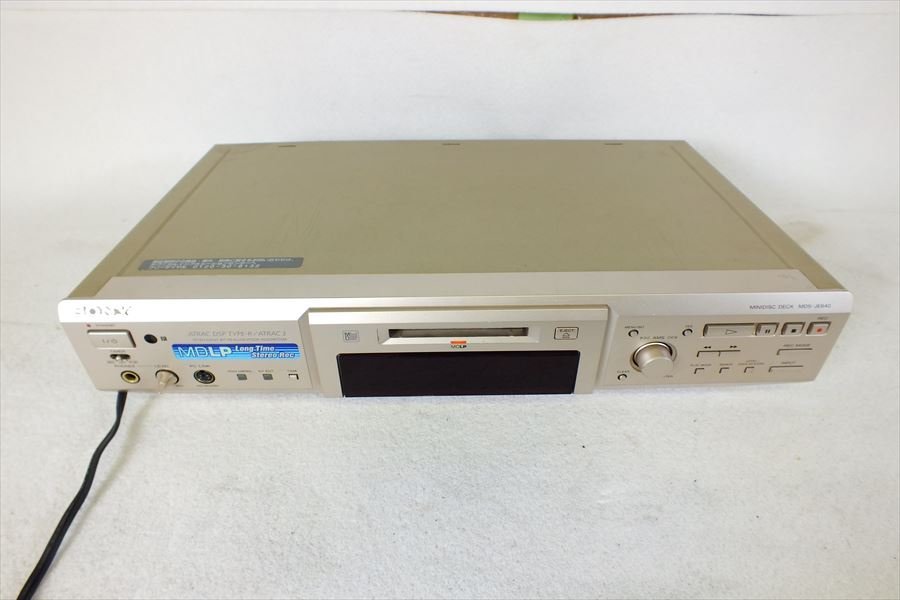 ◇SONY ソニー MDS-JE640 MDデッキ 現状品 中古 220908A2347 SONY MDS