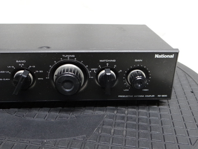 ナショナル☆BCL アンテナカップラー RD-9830 プリセレクティブ