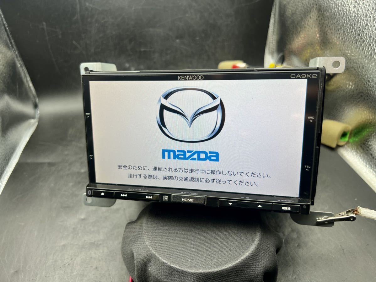 即決☆ケンウッド 2014年製 マツダ純正メモリーナビ CA9K2/A9K2 V6-650 