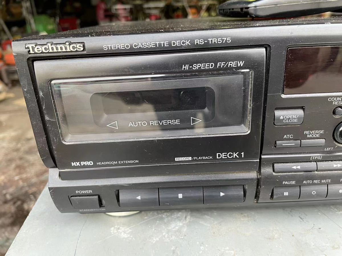 Technics RS-TR575 ダブルカセットデッキ テクニクス - 再生、録音OK