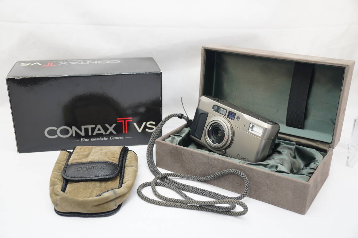 All Works [Mint] Kyocera Slim T Yashica T4 Black 35mm Film Camera