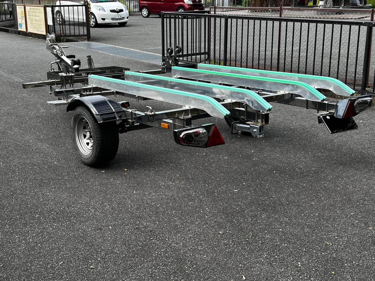 タイトジャパンマックストレーラー ステンレス 2艇積み 積載量500kg 