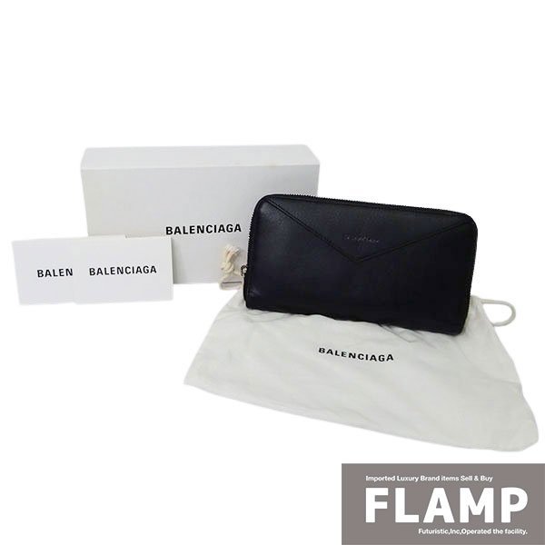 人気セール，本物保証 1円 BALENCIAGA バレンシアガ 長財布 ブラック レザー シルバー金具 ジッピーウォレット(服飾小物)｜売買されたオークション情報、yahooの商品情報をアーカイブ公開 - オークファン 服飾小物
