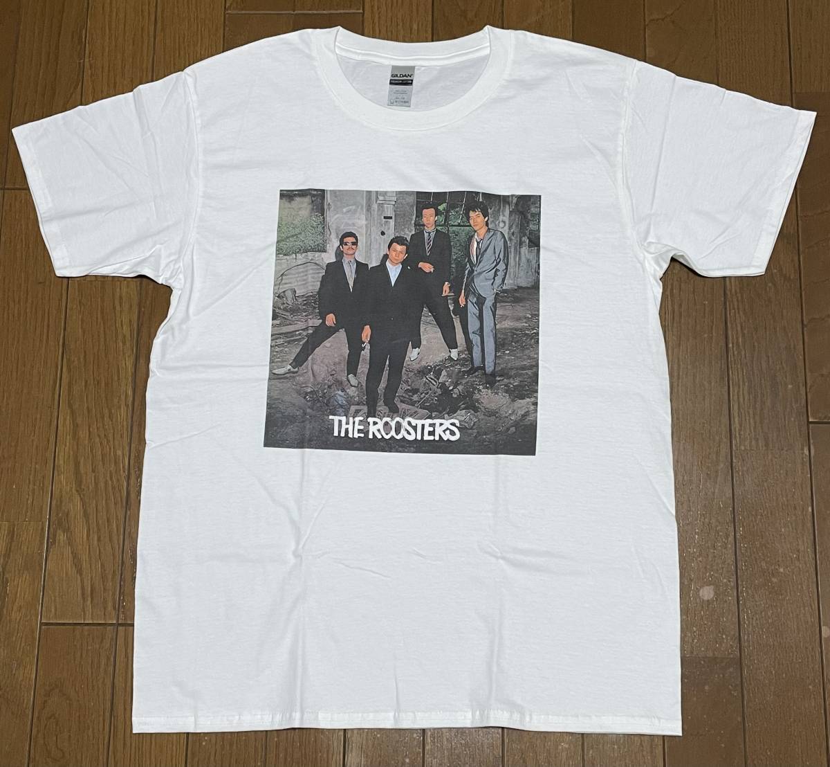 【新品，品質保証】 既に入手困難 THE ROOSTERS 1ST ALBUM JACKET Tシャツ 大江慎也 花田裕之 井上富雄 池畑潤二 ザ ルースターズ Ｌサイズ(る)｜売買されたオークション情報、yahooの商品情報をアーカイブ公開 - オークフ ら行
