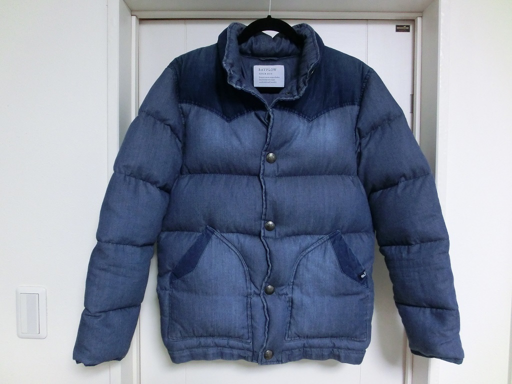 BAYFLOW / インディゴダウンブルゾン size2 BAYFLOW / インディゴダウンブルゾン size2