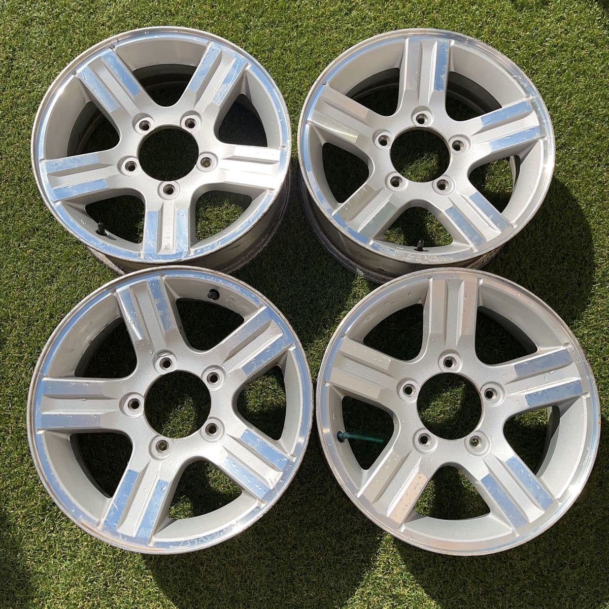 じジムニー JB23 純正アルミホイール ホイール 自動車、オートバイ