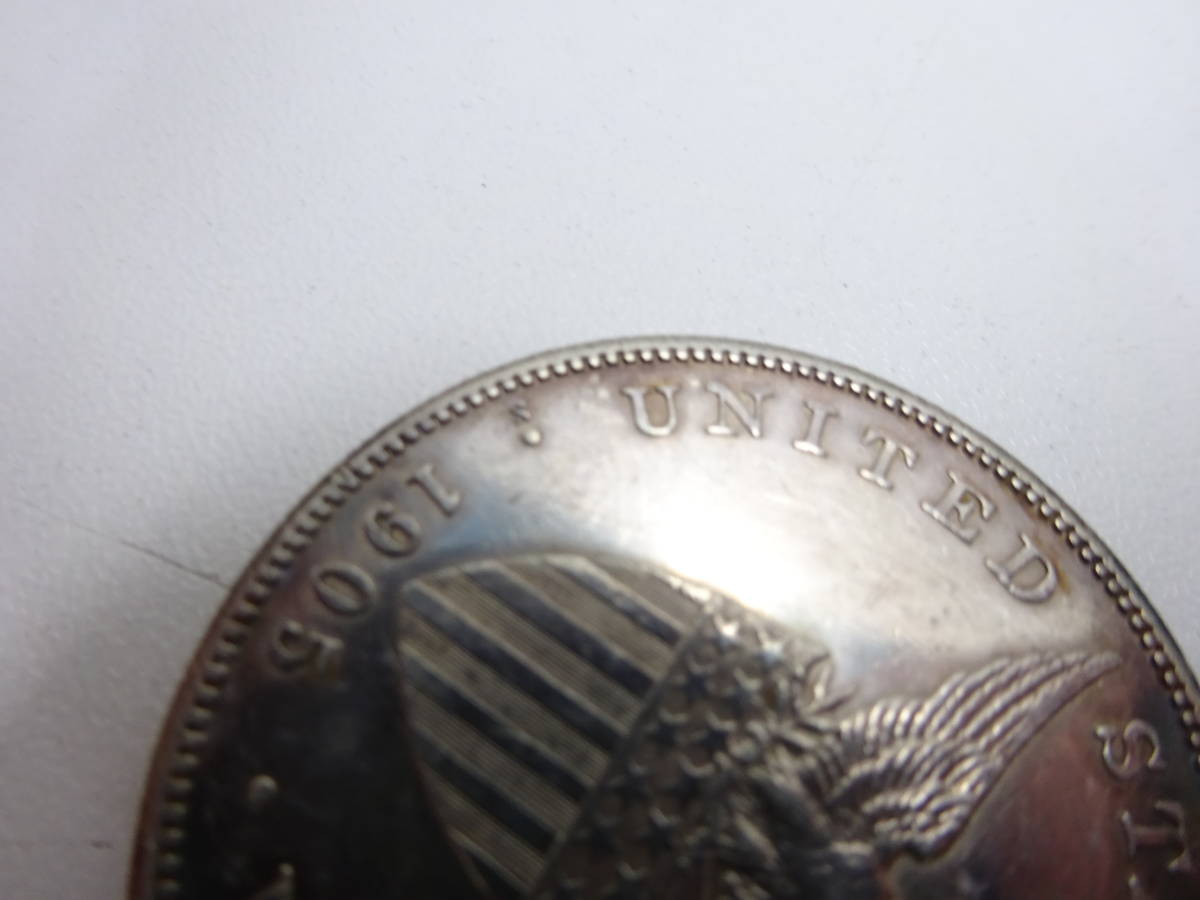 フィリピン 1ペソ 銀貨 1905年 アメリカ領 外国 ミントマーク の入札 