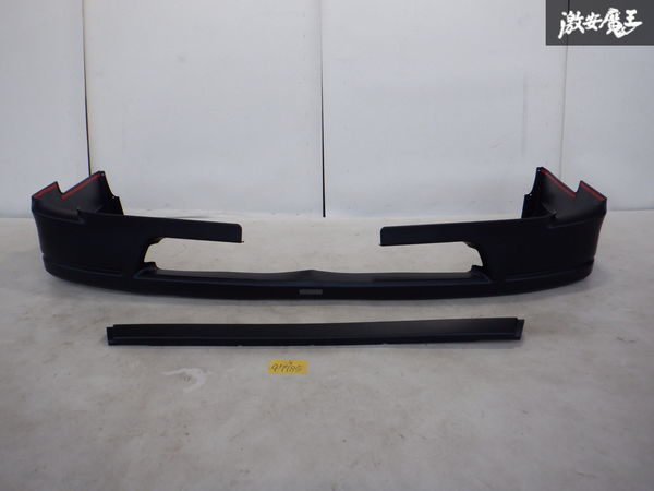  品 社外 200系 ハイエース 3型 ナロー 標準 フロントスポイラー ハーフスポイラー エアロ マフラーカッター付 3点 セット 即納(セット)｜売買されたオークション情報、yahooの商品情報をアーカ トヨタ用