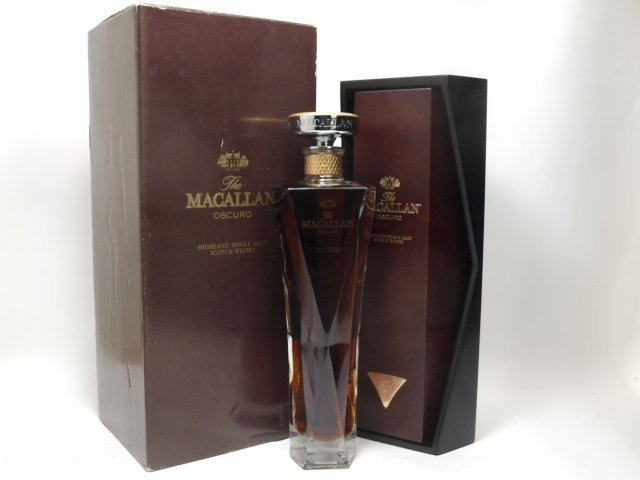 ★★The MACALLAN OSCURO マッカラン オスクーロ 700ml 化粧箱/外箱付※外箱持ち手なし★AY98649