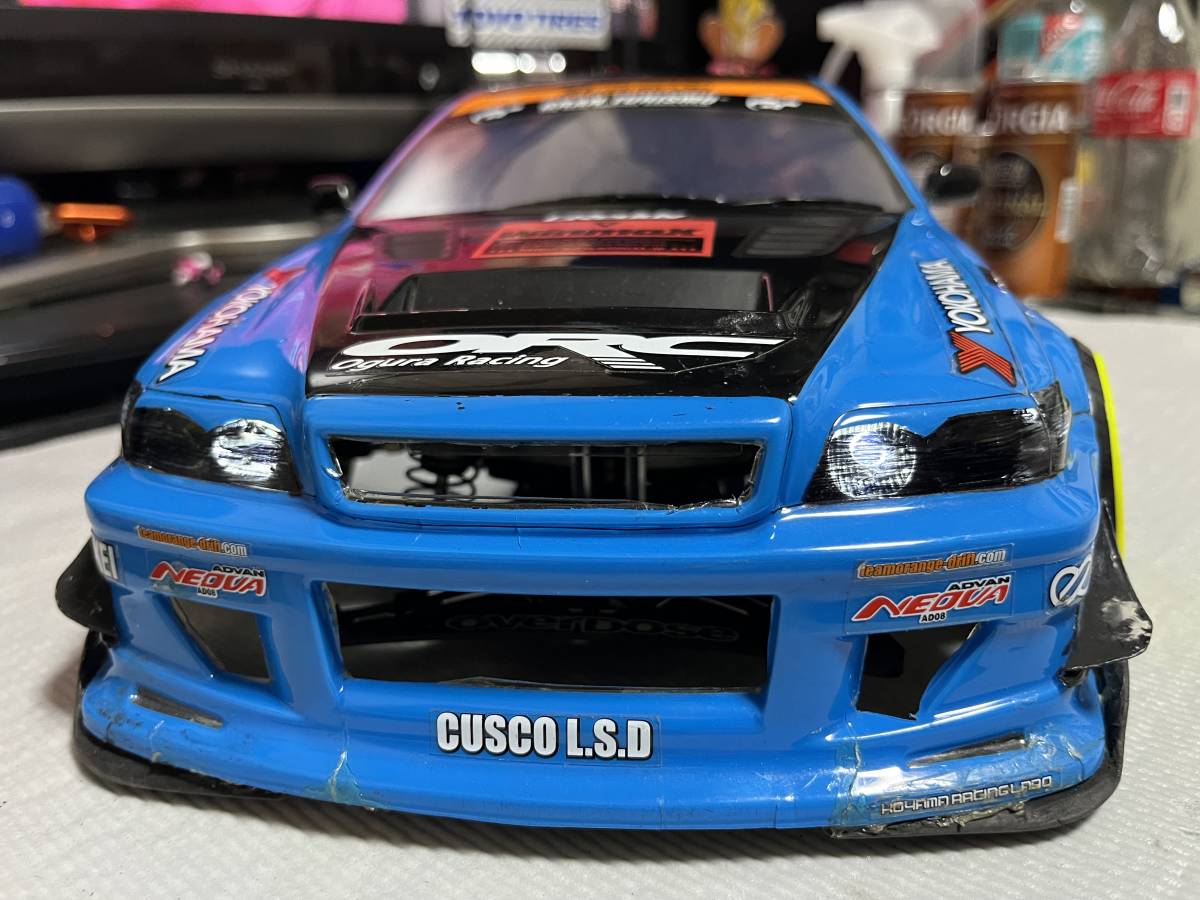 ヨコモ ドリフトカー ボディ JZX100 チェイサー フルペイント 品 。