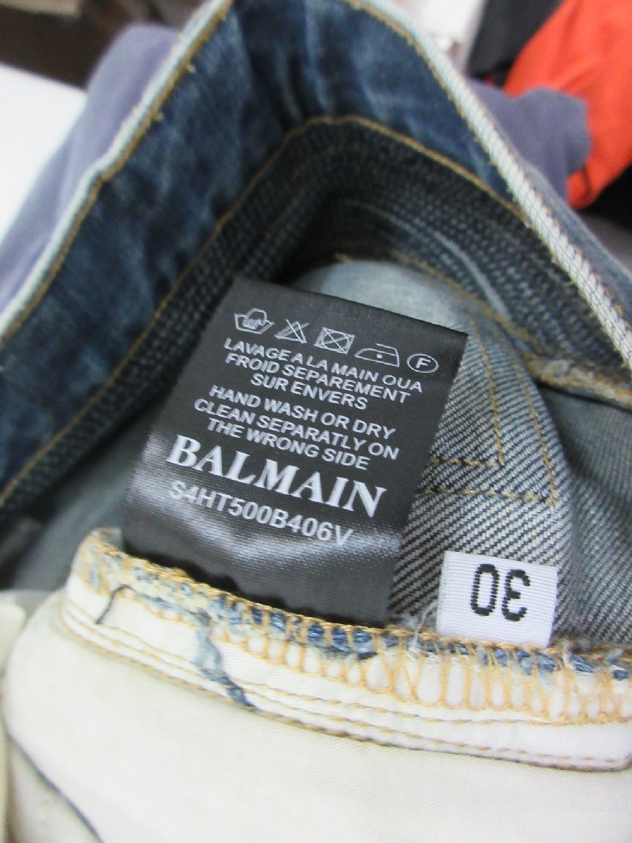 1000円～ バルマン BALMAN バイカーデニムパンツ サイズ30 【公式通販】