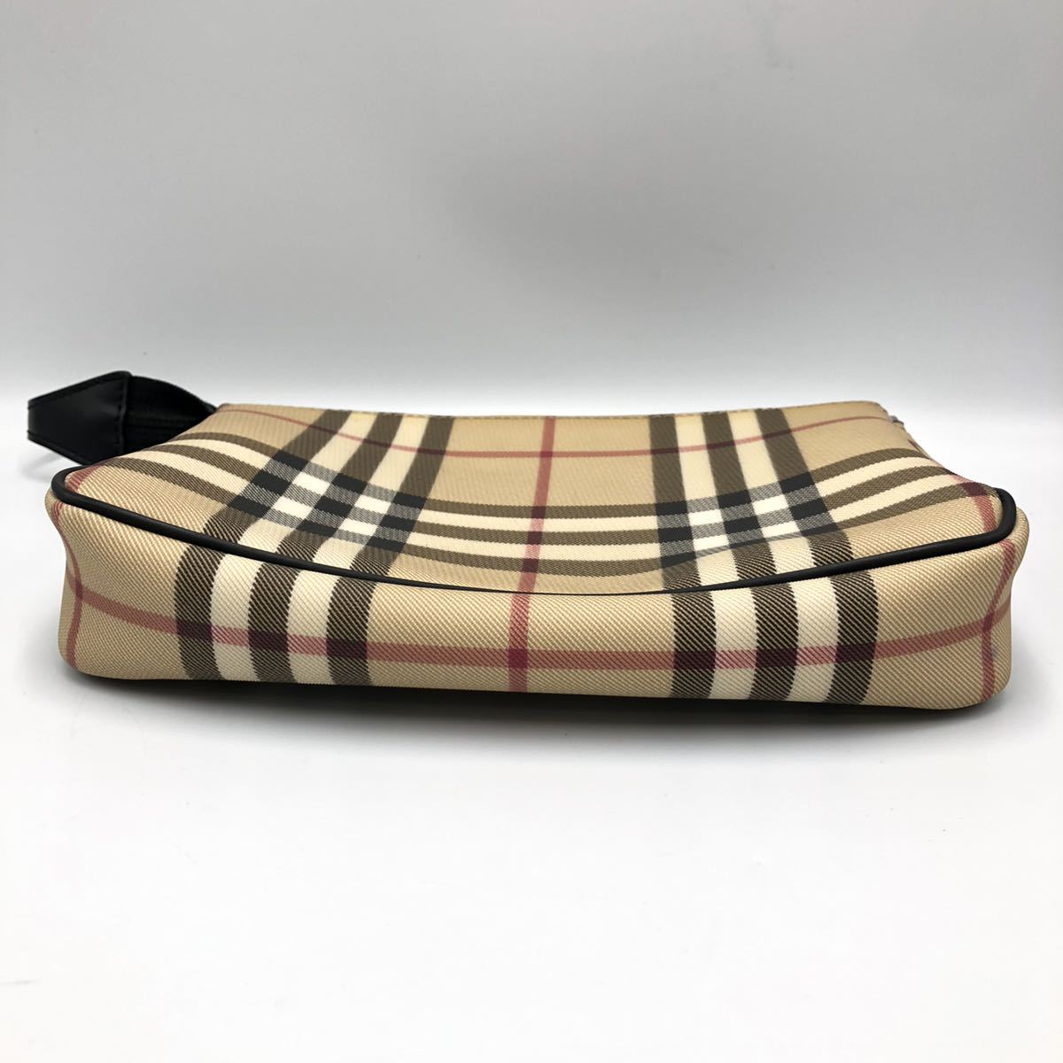 I10.3OM-3☆BURBERRY バーバリー ミニバッグ☆チェック柄/ポーチ/BAG