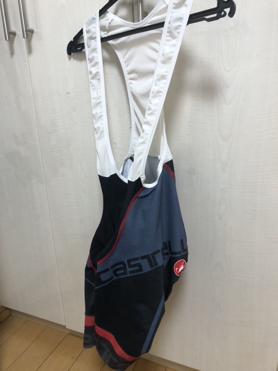 カステリ ビブショーツ CASTELLI ロッソコルサ ROSSO CORSA 黒 M JT284 Castelli JY158 Rosso - INFERNO Corsa W
