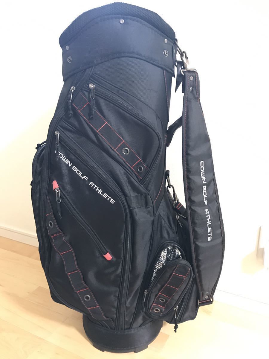 キャディバッグ おしゃれ EDWIN GOLF ATHLETE エドウィンゴルフ