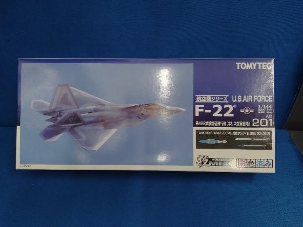 人気セール，低価 プラモデル トミーテック 1/144 米空軍 F-22 第422試験評価飛行隊 ネリス空軍基地 技MIX 航空機シリーズ AC201(軍用機)｜売買されたオークション情報、yahooの商品情報をアーカイブ公開 - オークフ その他