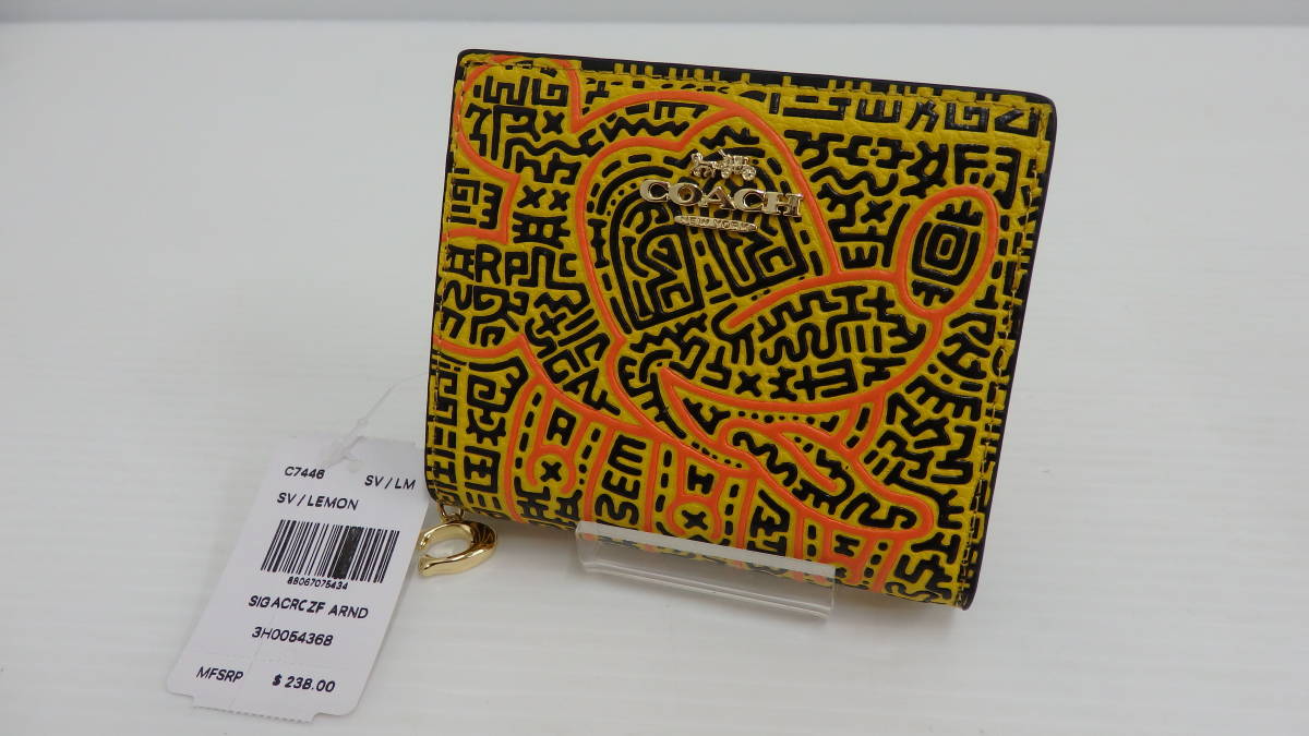 sb87) ② COACH コーチ ディズニー ミッキーマウス × keith Haring 