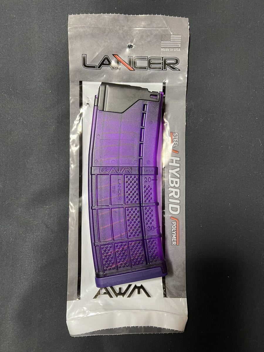 L5AWM LANCER マガジン 新品 実物 ランサー マガジン 紫 LANCER L5AWM