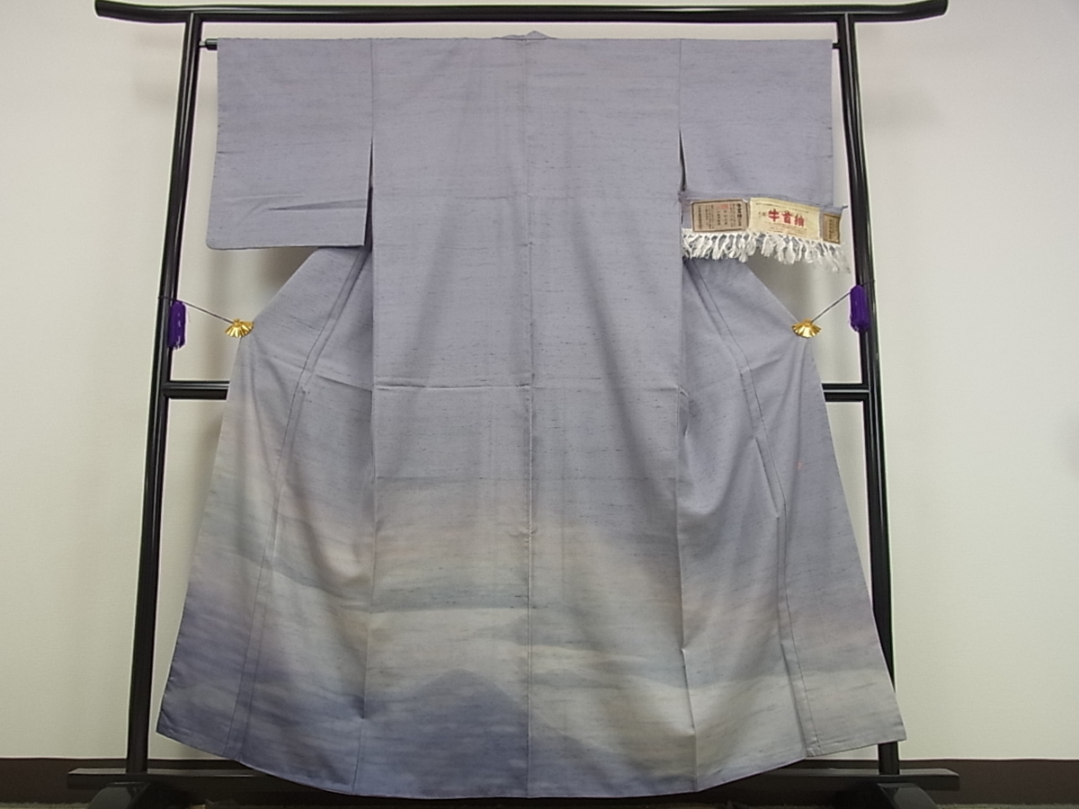 【豊富な，定番】 平和屋 極上 本場牛首紬 石川県指定無形文化財 角印 訪問着 遠山風文 パールトーン加工済 証紙付き 逸品2s9536(仕立て上がり)｜売買されたオークション情報、yahooの商品情報をアーカイブ公開 仕立て上がり