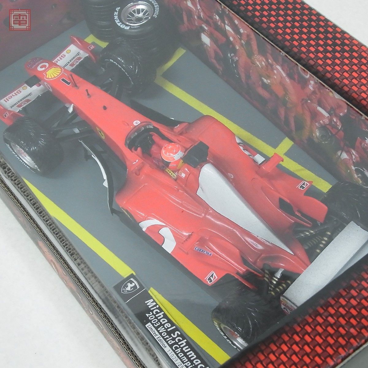 未開封 ホットウィール 1/18 フェラーリ F2003 ミハエル・シューマッハ