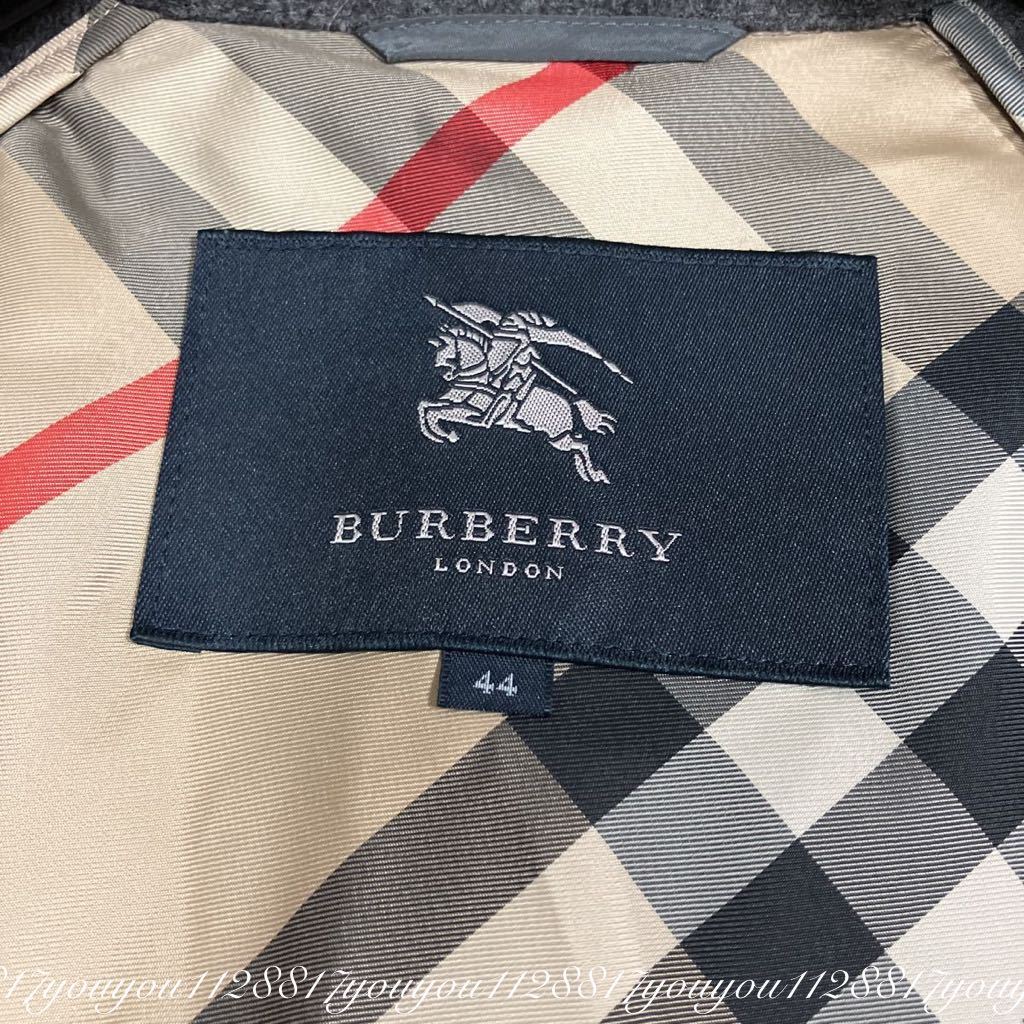 美品／大きいサイズ ／BURBERRY バーバリーロンドン ウール ポンチョ風