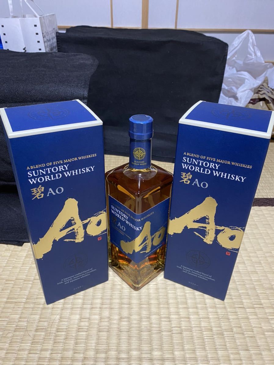 新品・未開栓・送料込】サントリーウイスキー 碧 Ao 700ML 3本セット