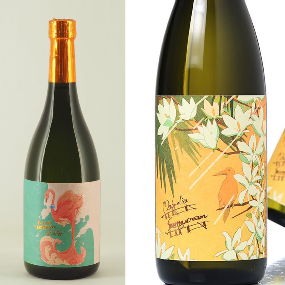 フラミンゴオレンジ・グリーンサニークリーム・クールミント720ml 6本
