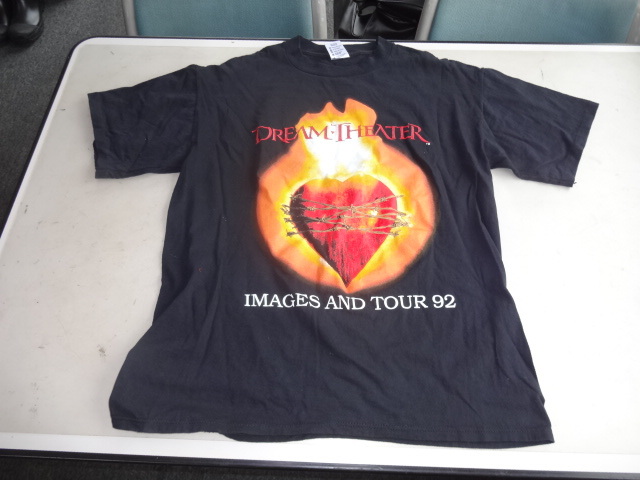 【新作，お得】 DREAM THEATER ドリームシアター 1992 初来日 ツアー Tシャツ 品 10000円(Tシャツ)｜売買されたオークション情報、yahooの商品情報をアーカイブ公開 - オークファン Tシャツ