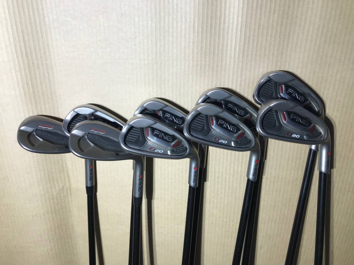 HOT，新品 9本セット PING G20 アイアン #5 #6 #7 #8 #9 W U 50度 54度 58度 ゴルフクラブ ジャンク(ピン)｜売買されたオークション情報、yahooの商品情報をアーカイブ公開 - オークファン 男性右きき用