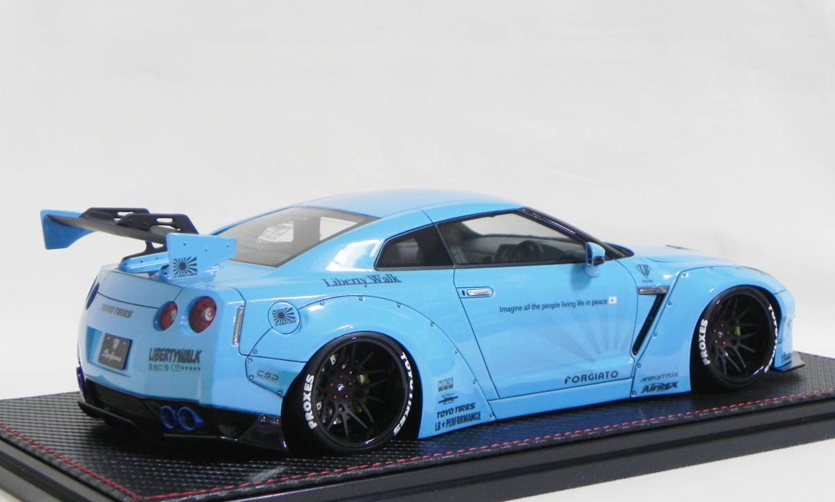 IG 0429 1/18 LB-WORKS GT-R (R35) Blue イグニッションモデル
