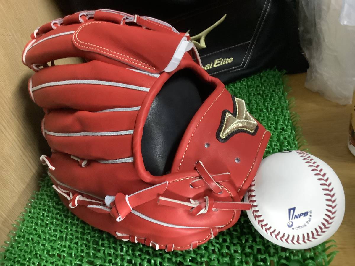 型付け 松井 裕樹 グローブ MIZUNO 松井裕樹モデル 軟式 左投手用