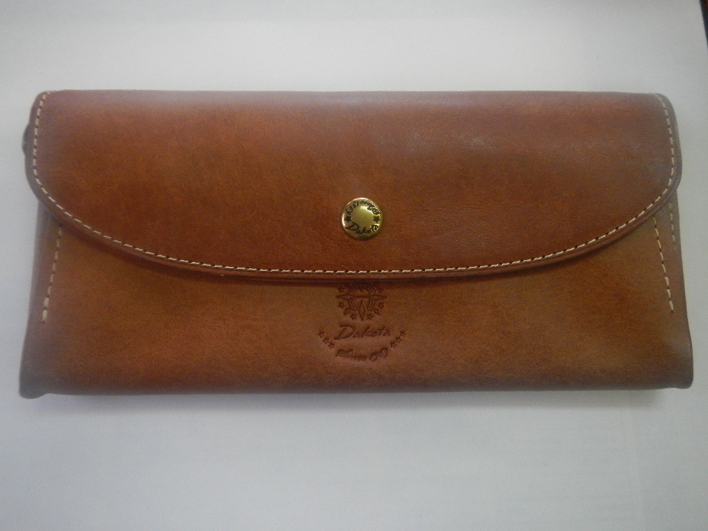 イビザ IBIZA 長財布 - レザー ブラウン L字ファスナー/編み込み 財布