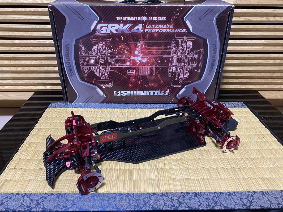 （最終価格）SHIBATA GRK4 オプションボディメカ付き 予備パーツ多数 SHIBATA GRK4 レッド メカ付き