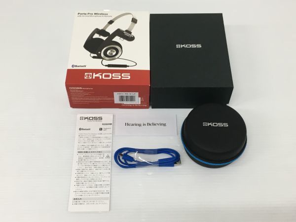 低価，人気SALE K18-609-1008-094 / KOSS コス 折りたたみ式 Bluetoothヘッドフォン Porta Pro Wireless み(その他)｜売買されたオークション情報、yahooの商品情報をアーカイブ公開 - オークファン その他