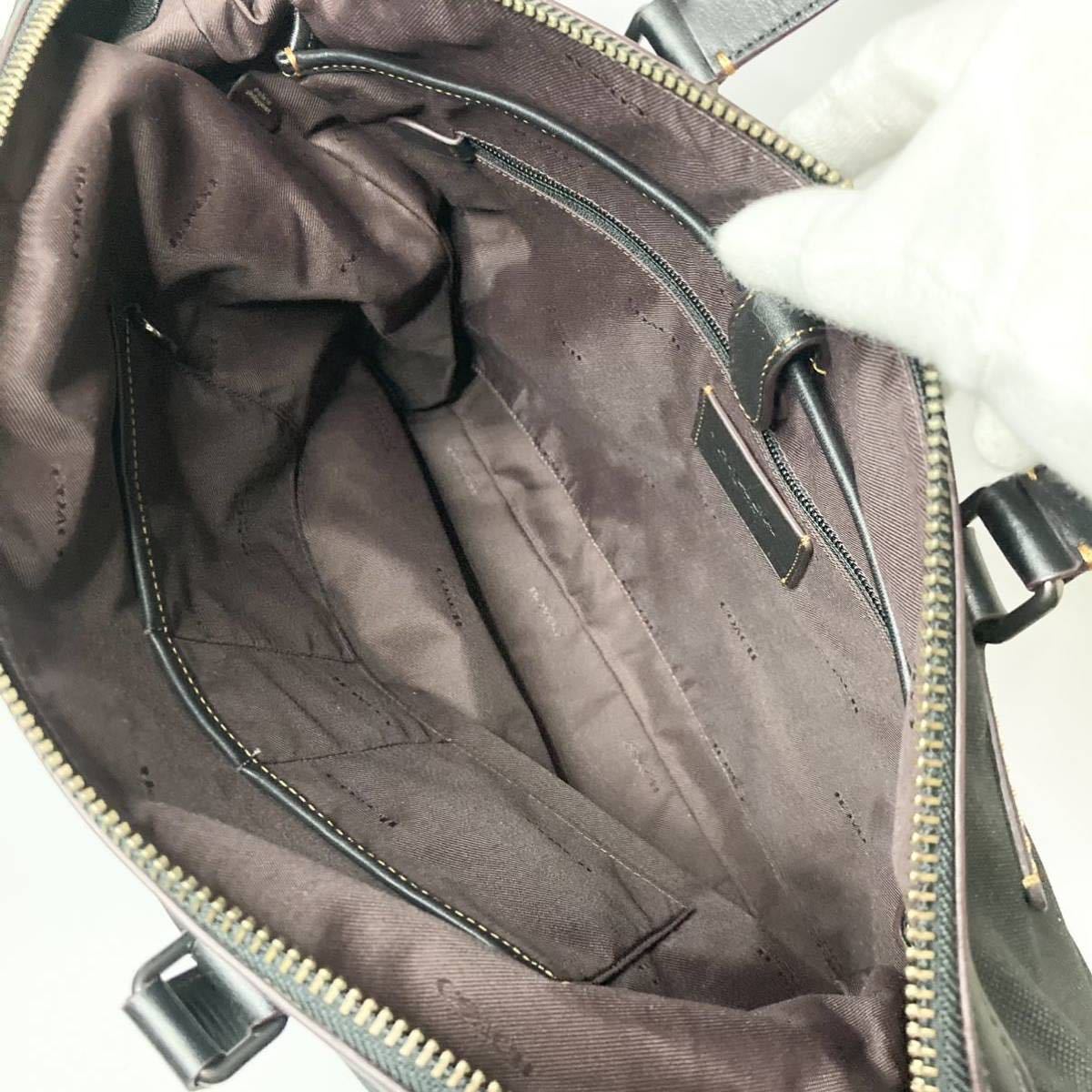 級 COACH コーチ アカデミー ホールドオール 31592 2way トートバッグ 