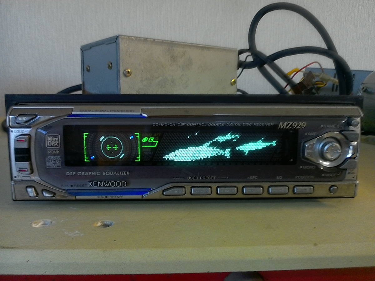 MZ929 KENWOOD 1DIN CDデッキ U929 CD⁄MD⁄チューナー ケンウッド 
