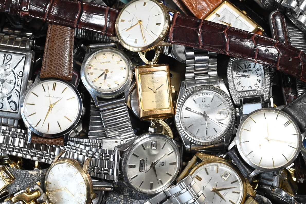 600本以上□腕時計/約24.1kg OMEGA/SEIKO/CITIZEN/BULOVA/ELGIN 