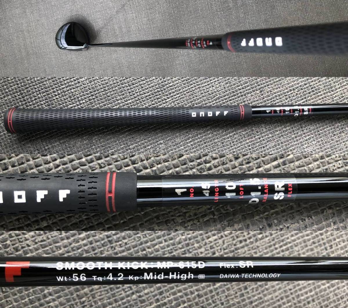 ONOFF KURO オノフ クロ 2022 ドライバー シャフト ATTAS11 5S