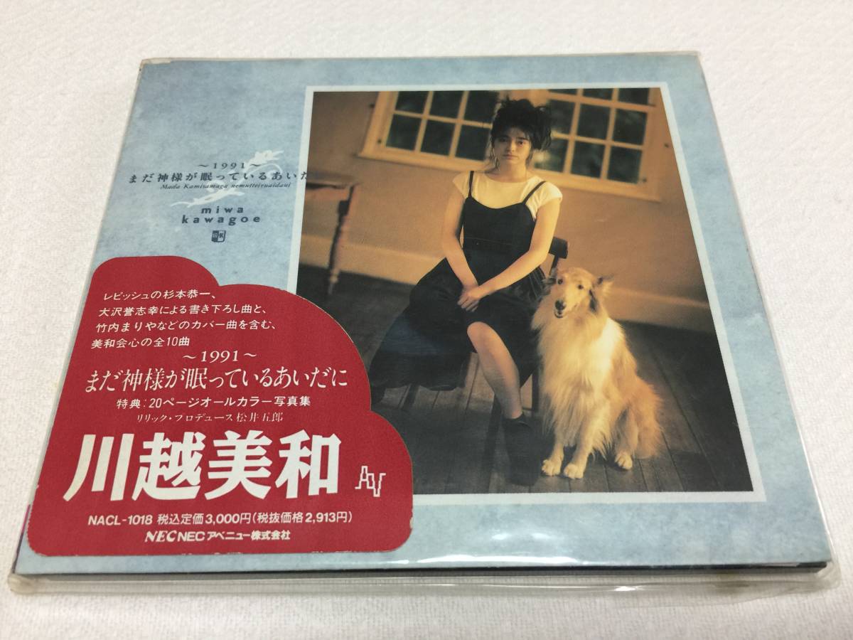 川越美和 まだ神様が眠っているあいだに NACL-1018 デジパックCD ☆廃盤CD 1991年 川越美和 まだ神様が眠っているあいだに NACL-1018