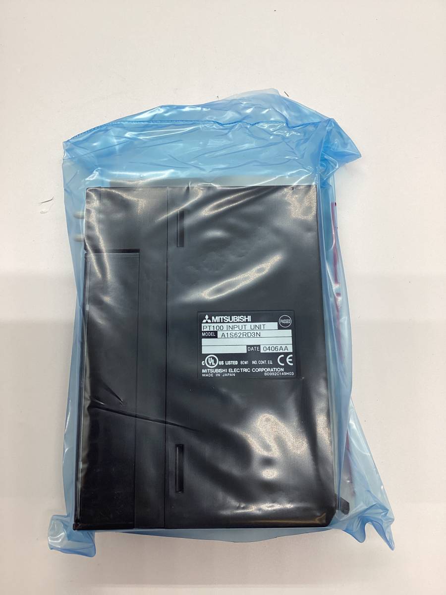 2576-8■ 新品未開封 MITSUBISHI 三菱 白金測温抵抗体Pt100温度入力ユニット A1S62RD3N 生産終了品 貴重