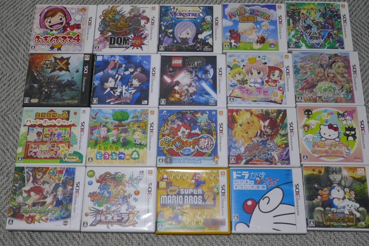 【ソフト単品】3DSソフト　50点セット　まとめ売り①　動作確認済み ◇未開封含む 3DSソフト 人気50本セット /ジャンク 【公式通販】