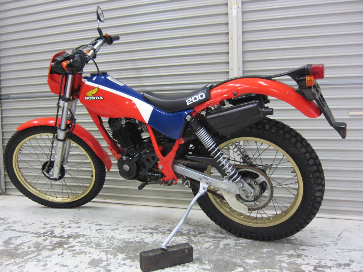 ホンダ TLR200 MD09 好調美車!! 極低走行 トライアル トレール 250 