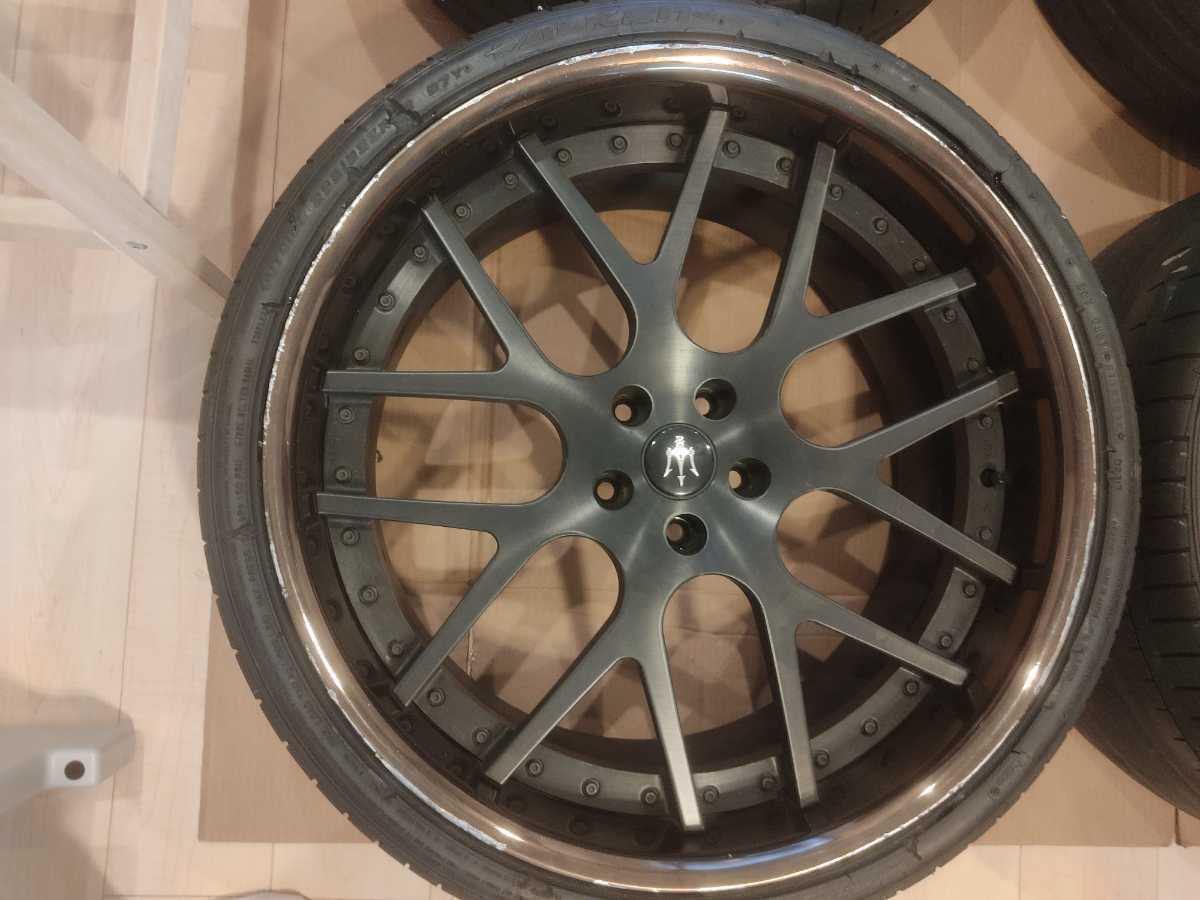 ハイパーフォージド HF-C7 マセラティ 22インチ アメ鍛造ホイール 