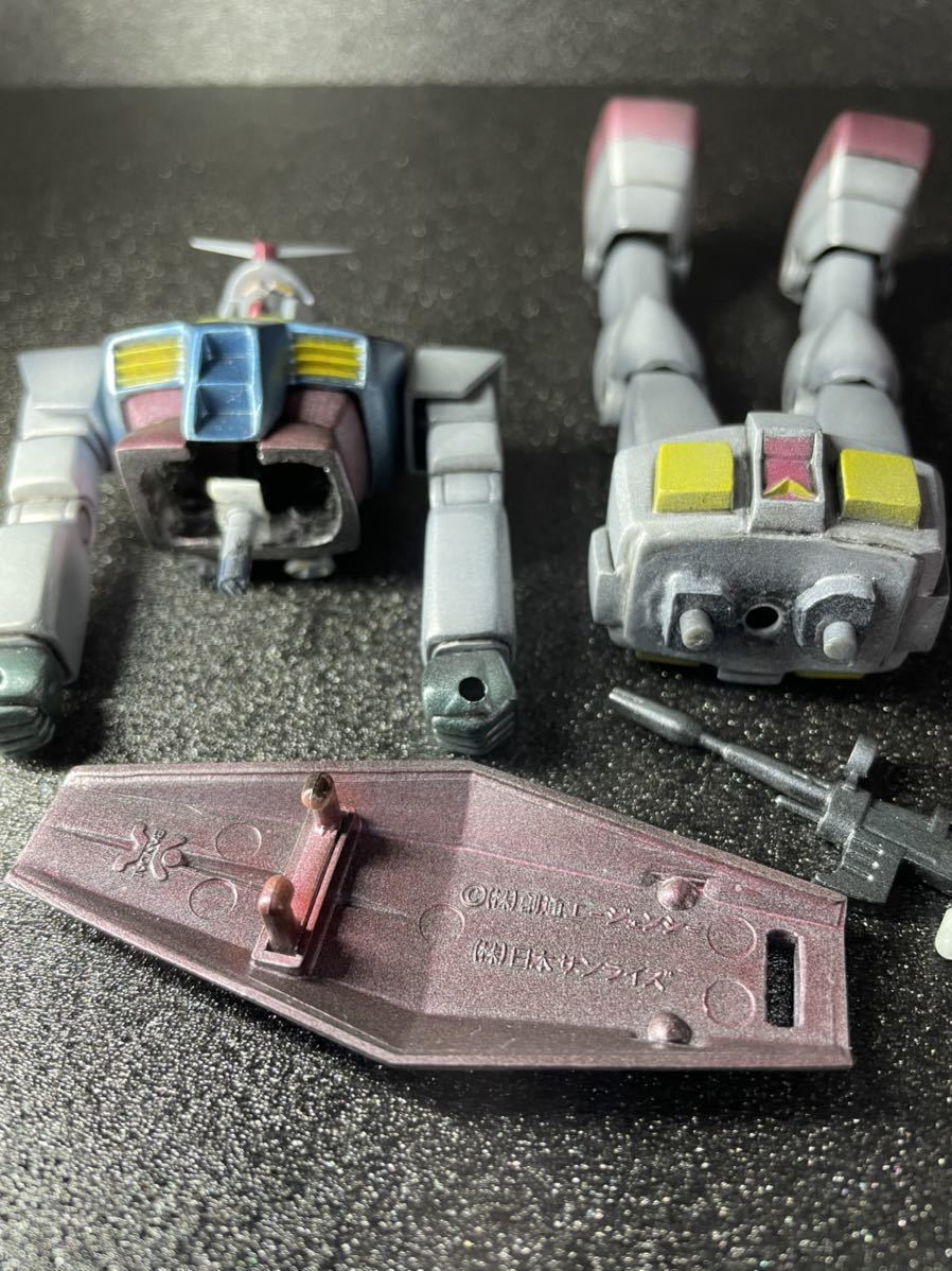 旧キット 1/144 RX-78 ガンダム 塗装済 完成品 旧バンダイ バンザイ