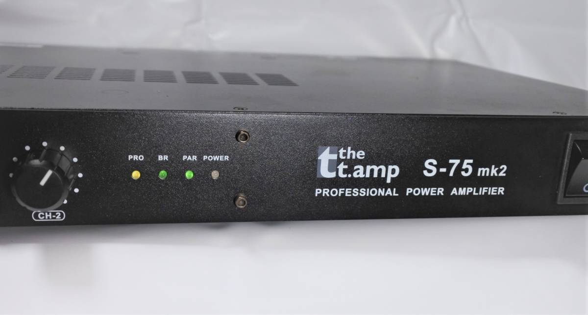 トーマン Thomann S-75mk-2 パワーアンプ プロケーブル購入品2 極美品
