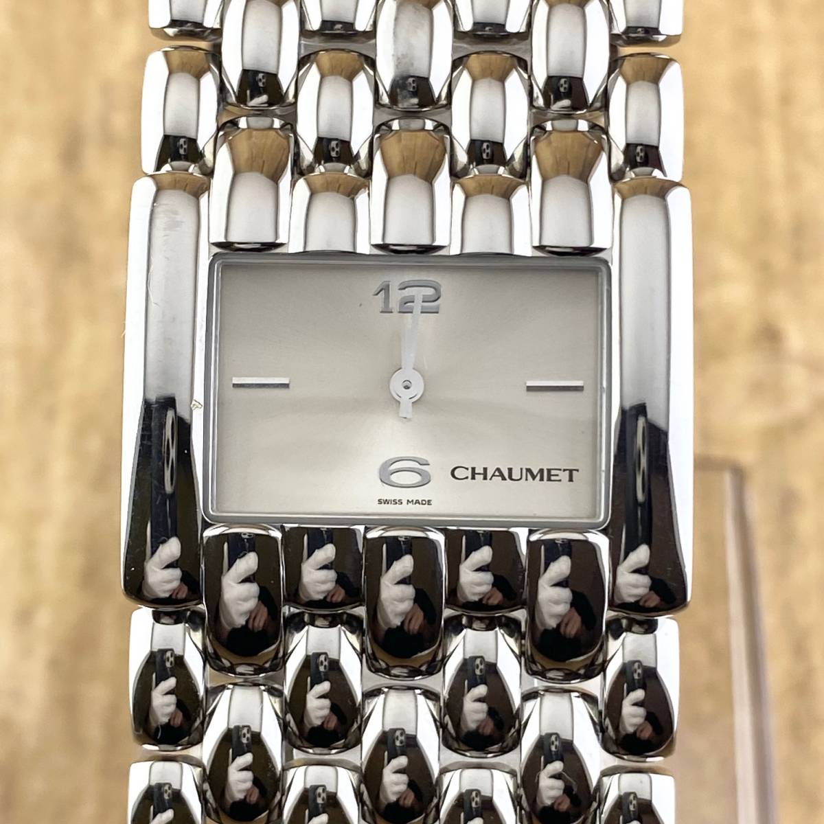 1円〜】CHAUMET ショーメ 腕時計 メンズ ケイシス 42K シルバー文字盤 