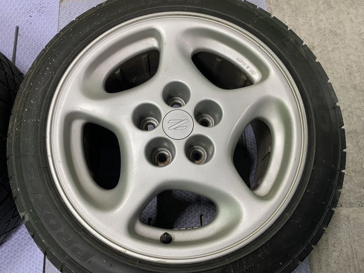 希少 北米 日産 純正 Z300 アルミホイール リア 16×8.5J +35 114.3 5穴 