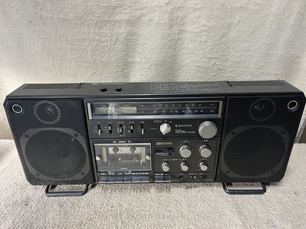 【定番人気，本物保証】 37 SANYO サンヨー MR-X900 ラジカセ ラジオ FM/AM ステレオ カセットレコーダー 通電確認済 ジャンク品(ラジカセ)｜売買されたオークション情報、yahooの商品情報をアーカイブ公開 - オークファン ラジカセ